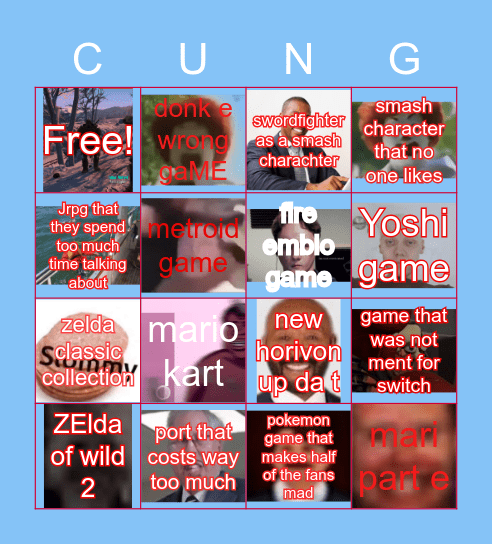 nando e2 Bingo Card