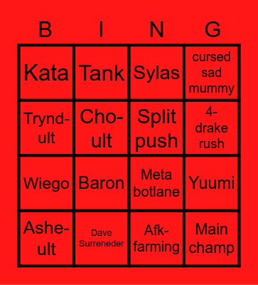 Pbe cancer bingo Card