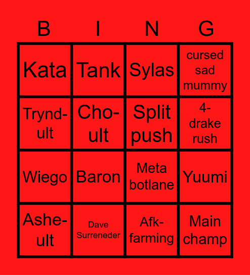 Pbe cancer bingo Card