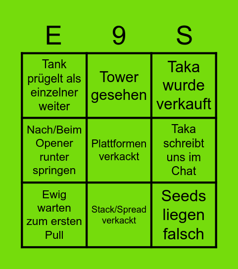 #Taki Bingo Card