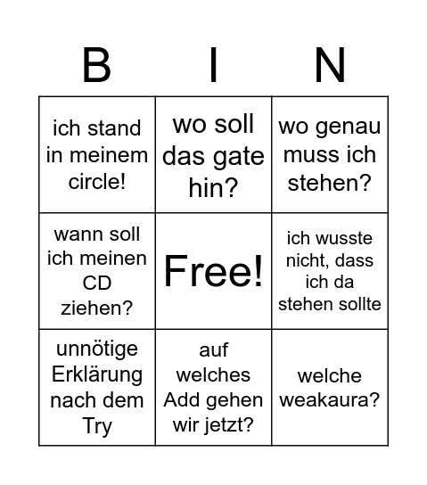 Draxzon Bullshit Bingo Card