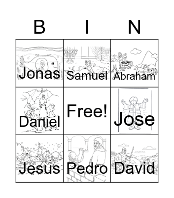 Bible Bingo Card