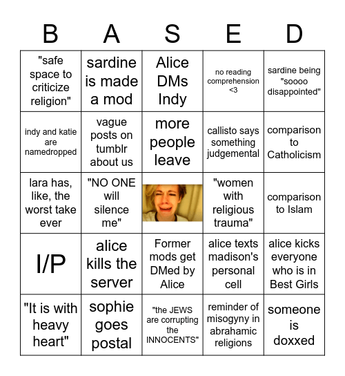 PP Armageddon Bingo Card