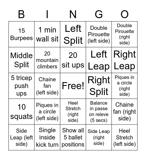 EDC Intensive Bingo 2021 Bingo Card