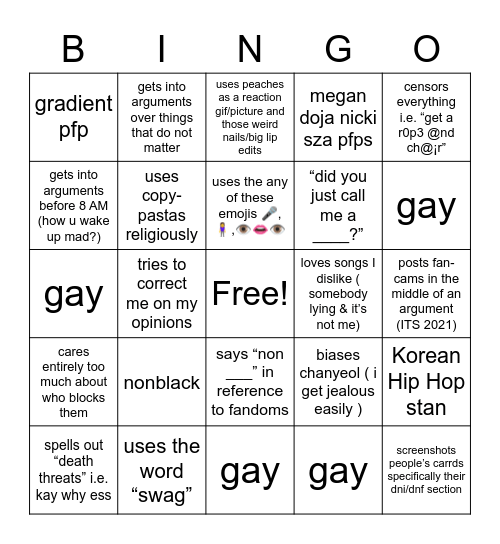 Phantom Forces Bingo Card