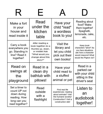 BE A READING SUPERHERO! Bingo Card