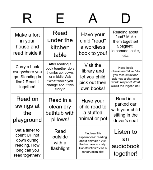 BE A READING SUPERHERO! Bingo Card