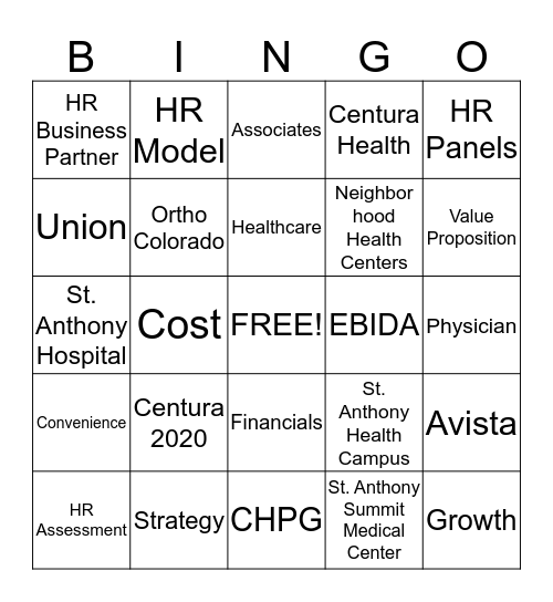 MNDOG HR Bingo Card