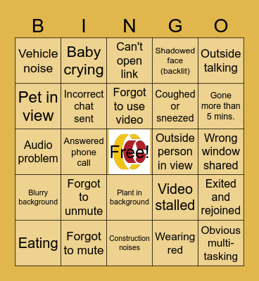 Virtual Bingo Card