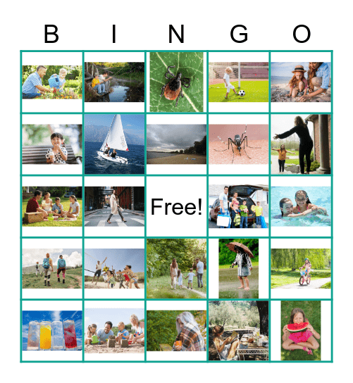 SUMMER BINGO Card