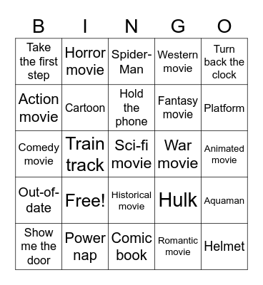 Review Bingo Card