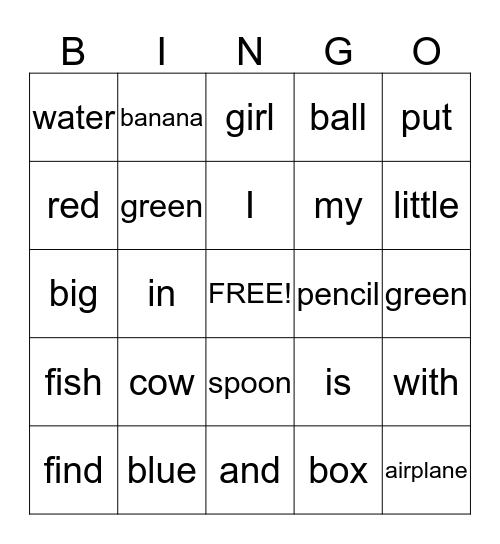 Shayla's Bingo Game Bingo Card