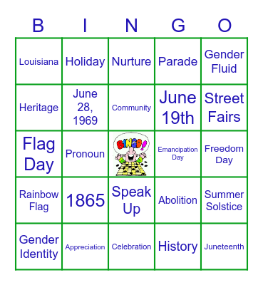 MCCR International Bingo Day! Bingo Card