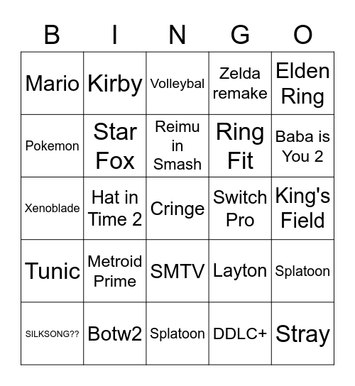 direct15-06-2021 Bingo Card