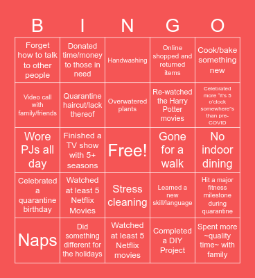 In the Q Bingo Card