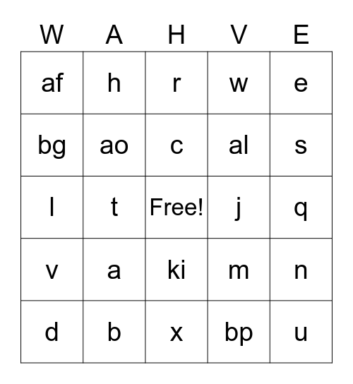 VIRTUAL MEETING BINGO Card