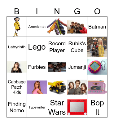 OldSkool Bingo Card