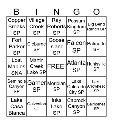 Last Minute Easter Bingo Card