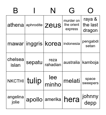 Bingo with Netta Bingo Card