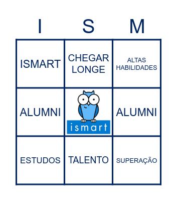 Arraiá Ismart Bingo Card