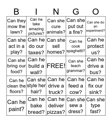 Can Bingo Card
