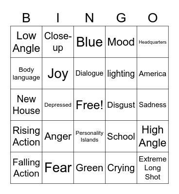 Inside Out Presentations Bingo Card