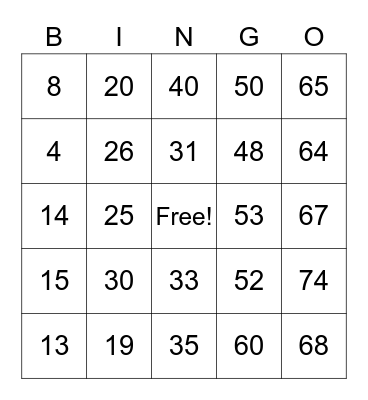 Flavor Town Mega Fun Time Bingo Card