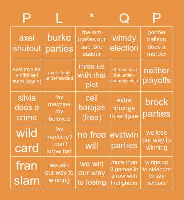 CDMX Wild Wings s21 Bingo Card