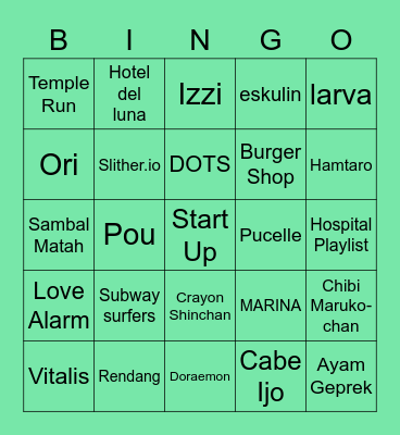 Bingo with EletronicaArts Bingo Card