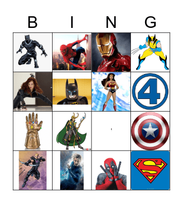 Super Bingo! Bingo Card