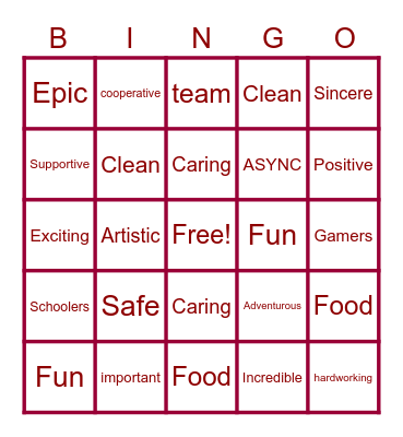 208 bingo <3 Bingo Card