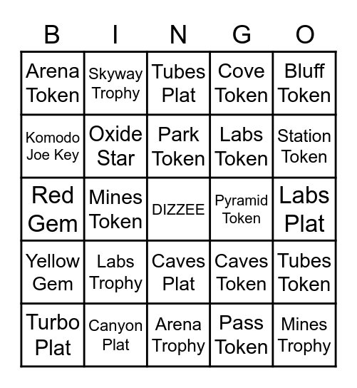 Dingo Bingo 2! Bingo Card