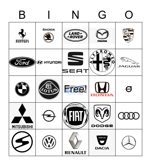 HallnMeet Bingo Card