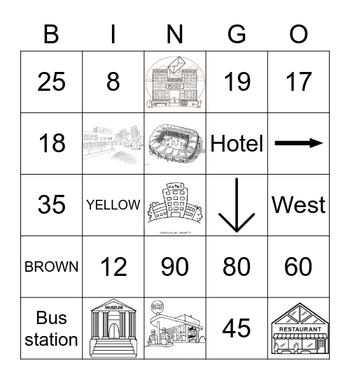 Bingo - 4th Grade Bingo Card