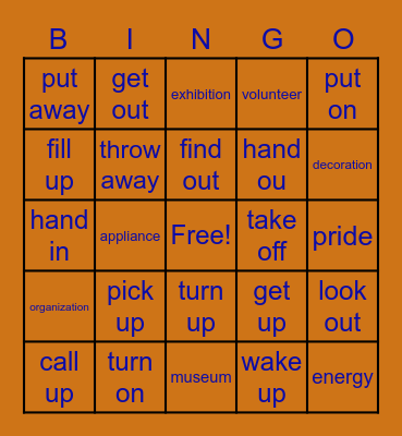 S12 Bingo Card
