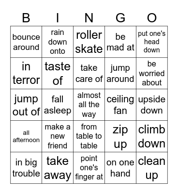 Lesson.15 Bingo Card