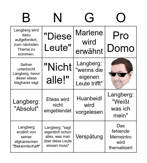 MS LIVE Bingo Card