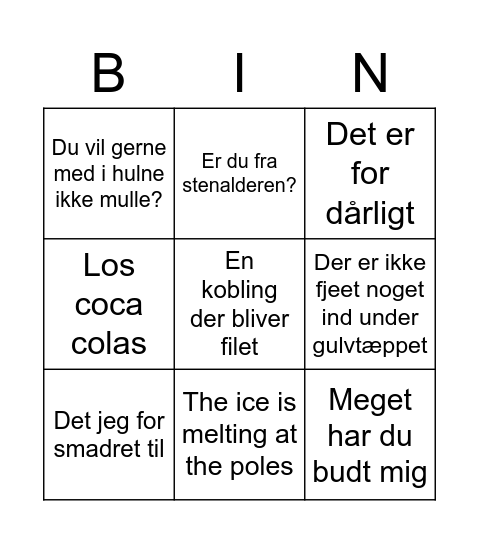 Bingo Safari med ÅU Bingo Card