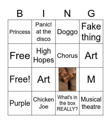 M and Georgia Bingo Card