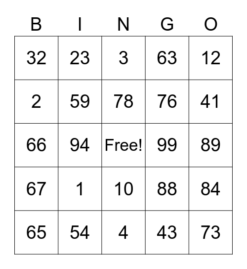 #iBelong Bingo Card