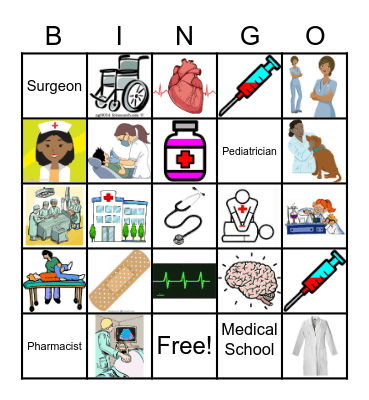 Health Bingo Card