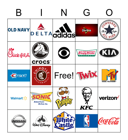 LOGO BINGO! Bingo Card