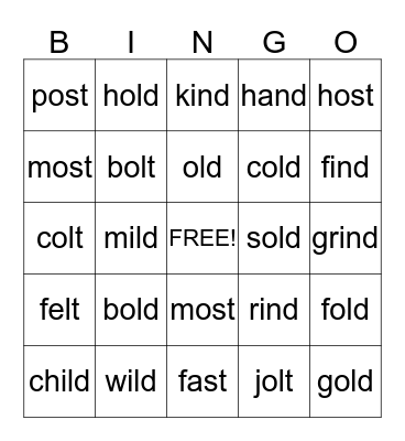 Bingo Review Bingo Card