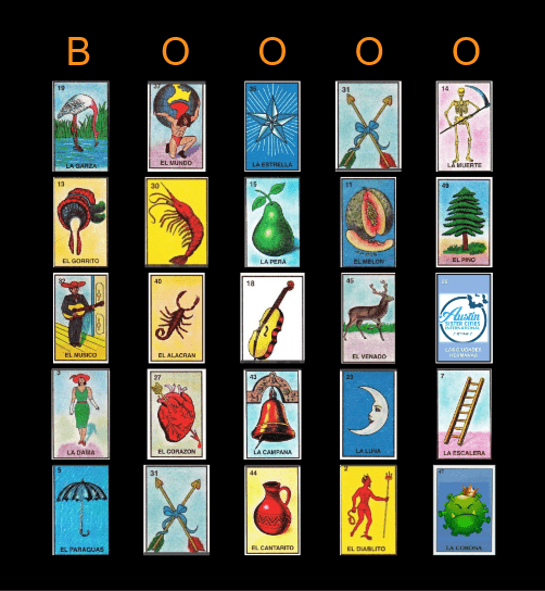 HAUNTED LOTERIA Bingo Card