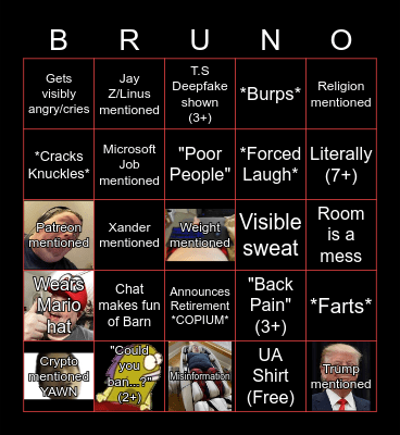 Prepare For Nerdgasm Bingo Card