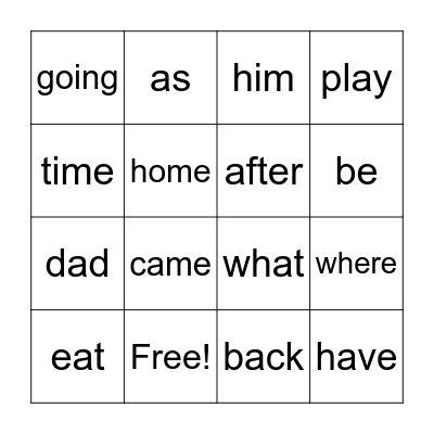 Orange and Purple Bingo Card