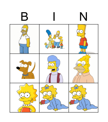 FAMILY BINGO! Bingo Card