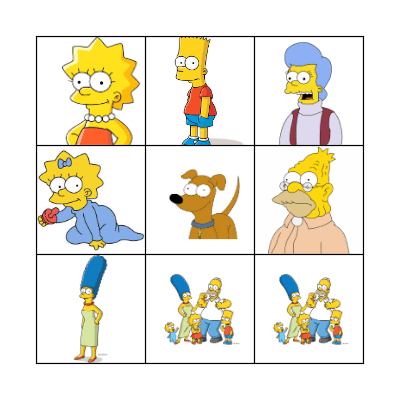 FAMILY BINGO! Bingo Card