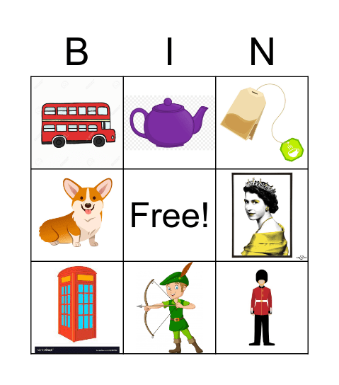 GB Bingo Card