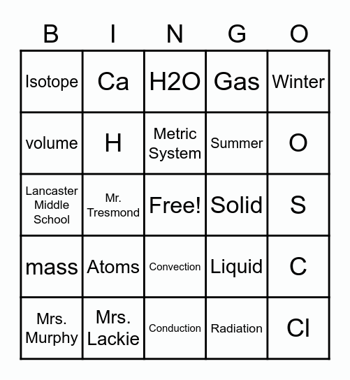 Let Summer Begin Bingo Card